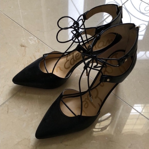 Sam Edelman Black Taylor Heels - Picture 2 of 6